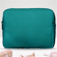 Metallic Mesh Screen 2-blue Make Up Pouch (large) by impacteesstreetweareight