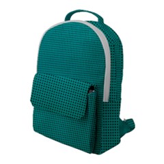 Metallic Mesh Screen 2-blue Flap Pocket Backpack (large) by impacteesstreetweareight