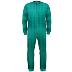 Metallic Mesh Screen 2-blue Onepiece Jumpsuit (men)  by impacteesstreetweareight