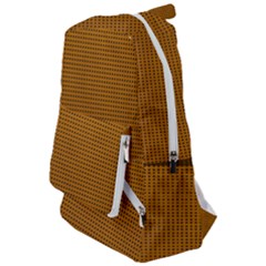 Metallic Mesh Screen 2-gold Travelers  Backpack by impacteesstreetweareight