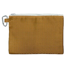 Metallic Mesh Screen 2-gold Canvas Cosmetic Bag (xl) by impacteesstreetweareight