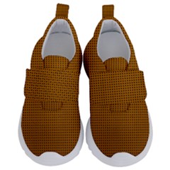 Metallic Mesh Screen 2-gold Kids  Velcro No Lace Shoes by impacteesstreetweareight