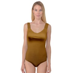 Metallic Mesh Screen 2-gold Princess Tank Leotard  by impacteesstreetweareight