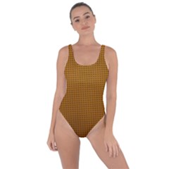 Metallic Mesh Screen 2-gold Bring Sexy Back Swimsuit by impacteesstreetweareight