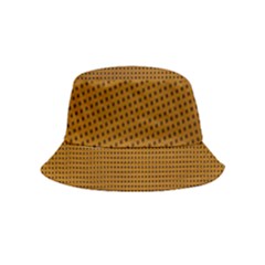 Metallic Mesh Screen 2-gold Inside Out Bucket Hat (kids) by impacteesstreetweareight