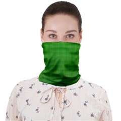 Metallic Mesh Screen 2-green Face Covering Bandana (adult) by impacteesstreetweareight