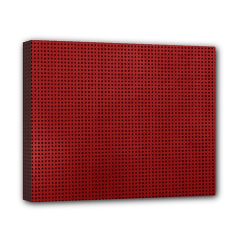 Metallic Mesh Screen 2-red Canvas 10  X 8  (stretched) by impacteesstreetweareight