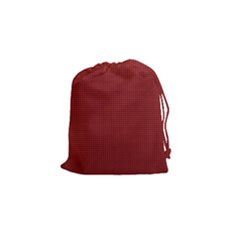 Metallic Mesh Screen 2-red Drawstring Pouch (small) by impacteesstreetweareight