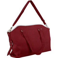 Metallic Mesh Screen 2-red Canvas Crossbody Bag by impacteesstreetweareight