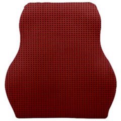 Metallic Mesh Screen 2-red Car Seat Velour Cushion  by impacteesstreetweareight