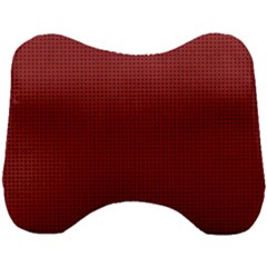 Metallic Mesh Screen 2-red Head Support Cushion by impacteesstreetweareight