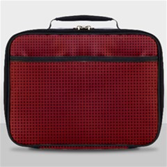 Metallic Mesh Screen 2-red Full Print Lunch Bag by impacteesstreetweareight