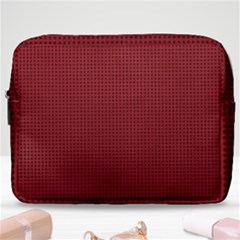 Metallic Mesh Screen 2-red Make Up Pouch (large) by impacteesstreetweareight