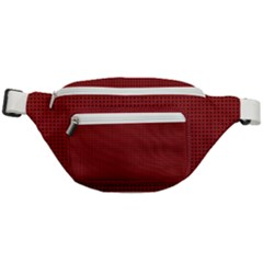 Metallic Mesh Screen 2-red Fanny Pack by impacteesstreetweareight