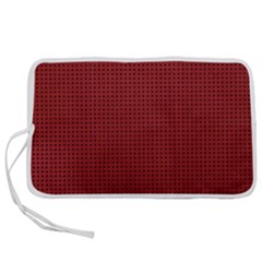 Metallic Mesh Screen 2-red Pen Storage Case (m) by impacteesstreetweareight