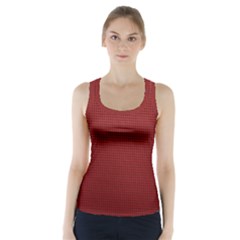 Metallic Mesh Screen 2-red Racer Back Sports Top by impacteesstreetweareight