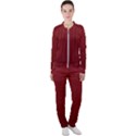 Metallic Mesh Screen 2-red Casual Jacket and Pants Set View1