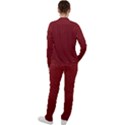 Metallic Mesh Screen 2-red Casual Jacket and Pants Set View2