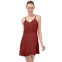 Metallic Mesh Screen 2-red Summer Time Chiffon Dress View1