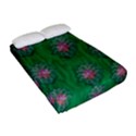 Lotus Bloom In The Blue Sea Of Peacefulness Fitted Sheet (Full/ Double Size) View2