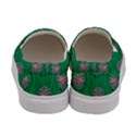 Lotus Bloom In The Blue Sea Of Peacefulness Women s Canvas Slip Ons View4