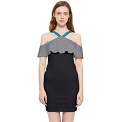 Star Trek Science Officer Shoulder Frill Dress