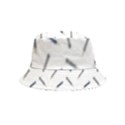 Gray Pencils On A Light Background Inside Out Bucket Hat (Kids) View1