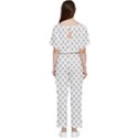 Floral Jumpsuit Batwing Lightweight Jumpsuit View2