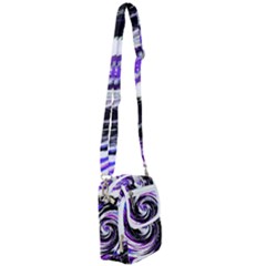 Canvas-acrylic-digital-design Shoulder Strap Belt Bag by Amaryn4rt