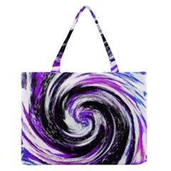 Canvas-acrylic-digital-design Zipper Medium Tote Bag by Amaryn4rt