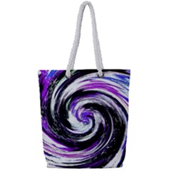 Canvas-acrylic-digital-design Full Print Rope Handle Tote (small) by Amaryn4rt