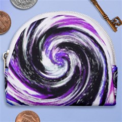 Canvas-acrylic-digital-design Horseshoe Style Canvas Pouch by Amaryn4rt