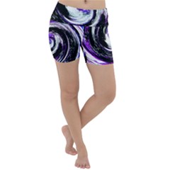 Canvas-acrylic-digital-design Lightweight Velour Yoga Shorts by Amaryn4rt