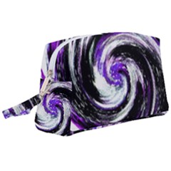 Canvas-acrylic-digital-design Wristlet Pouch Bag (large) by Amaryn4rt