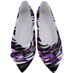 Canvas-acrylic-digital-design Women s Bow Heels by Amaryn4rt