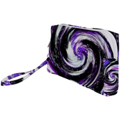 Canvas-acrylic-digital-design Wristlet Pouch Bag (small) by Amaryn4rt