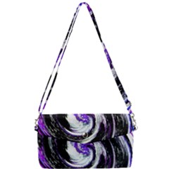 Canvas-acrylic-digital-design Removable Strap Clutch Bag by Amaryn4rt