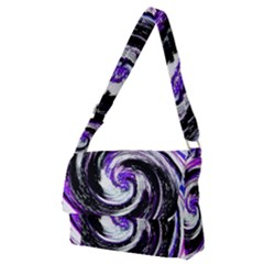 Canvas-acrylic-digital-design Full Print Messenger Bag (m) by Amaryn4rt