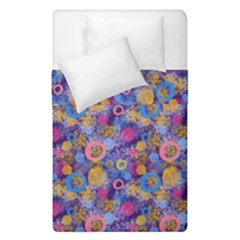 Multicolored Circles And Spots Duvet Cover Double Side (single Size) by SychEva