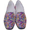 Multicolored Circles And Spots Women s Classic Loafer Heels View1