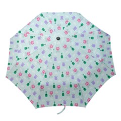 Funny Monsters Aliens Folding Umbrellas by SychEva