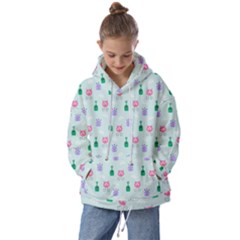 Funny Monsters Aliens Kids  Oversized Hoodie by SychEva