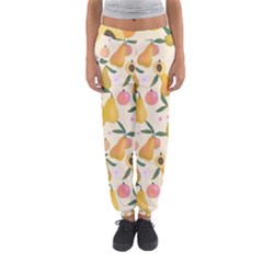 Yellow Juicy Pears And Apricots Women s Jogger Sweatpants by SychEva