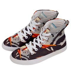 Iceland-landscape-mountains-snow Women s Hi-top Skate Sneakers