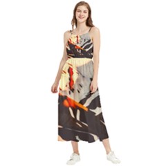 Iceland-landscape-mountains-snow Boho Sleeveless Summer Dress