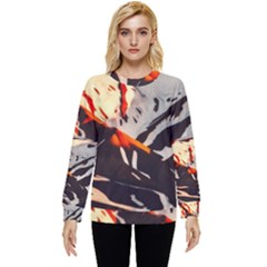 Iceland-landscape-mountains-snow Hidden Pocket Sweatshirt