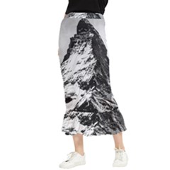 Matterhorn-switzerland-mountain Maxi Fishtail Chiffon Skirt by Amaryn4rt