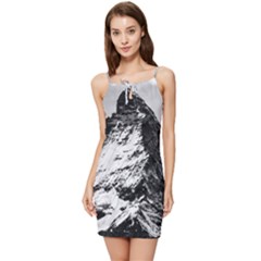 Matterhorn-switzerland-mountain Summer Tie Front Dress