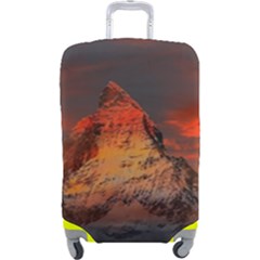 Switzerland-zermatt-mountains-snow- Luggage Cover (large) by Amaryn4rt