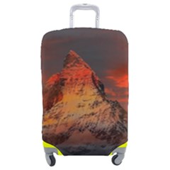 Switzerland-zermatt-mountains-snow- Luggage Cover (medium) by Amaryn4rt